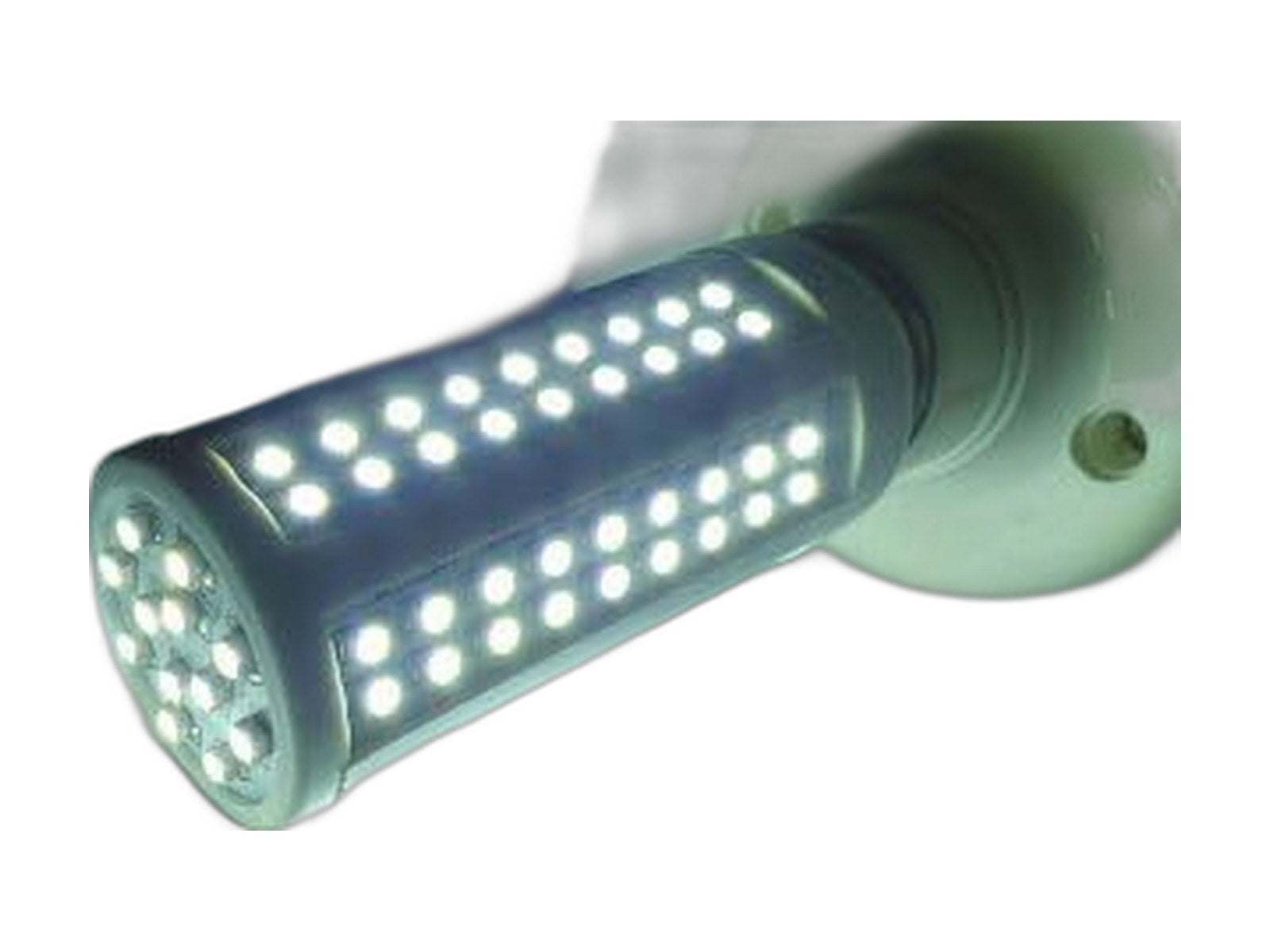e26 medium screw base tower led light bulb on white background