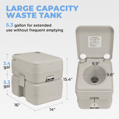 GASKY portable toilet, view 3