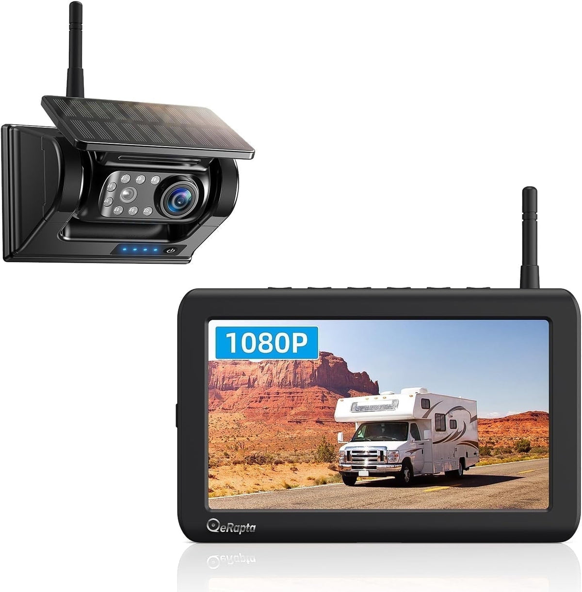 eRapta wireless backup camera and monitor