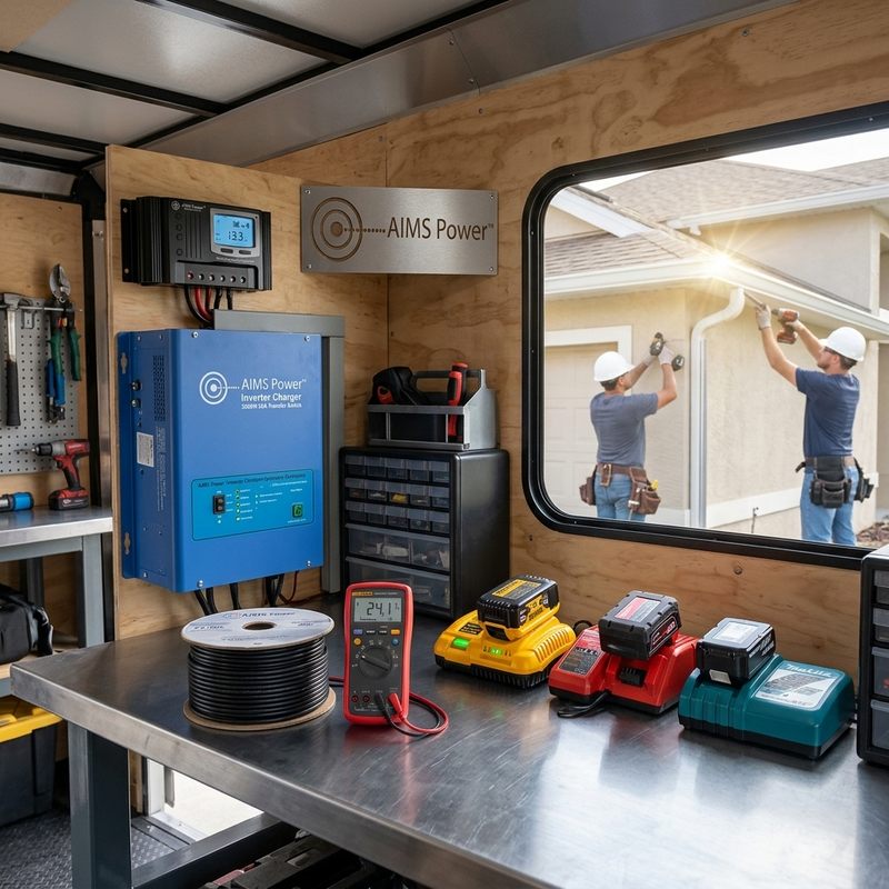 AIMS Power Bighorn Kit: 200W Solar, 2000W Inverter, 5.12kWh Battery - view 24