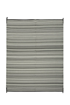 Reversible RV patio mat 6 x 9 ft, gray