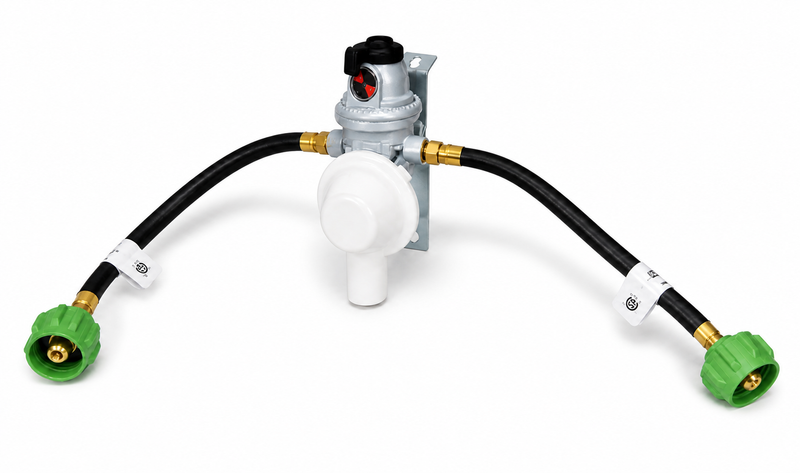 Automatic Changeover Propane Regulator Kit with Dual Pigtails – RV Parts Giant