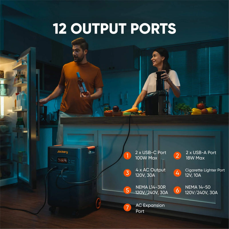 Jackery Explorer 5000 Plus portable power station front view