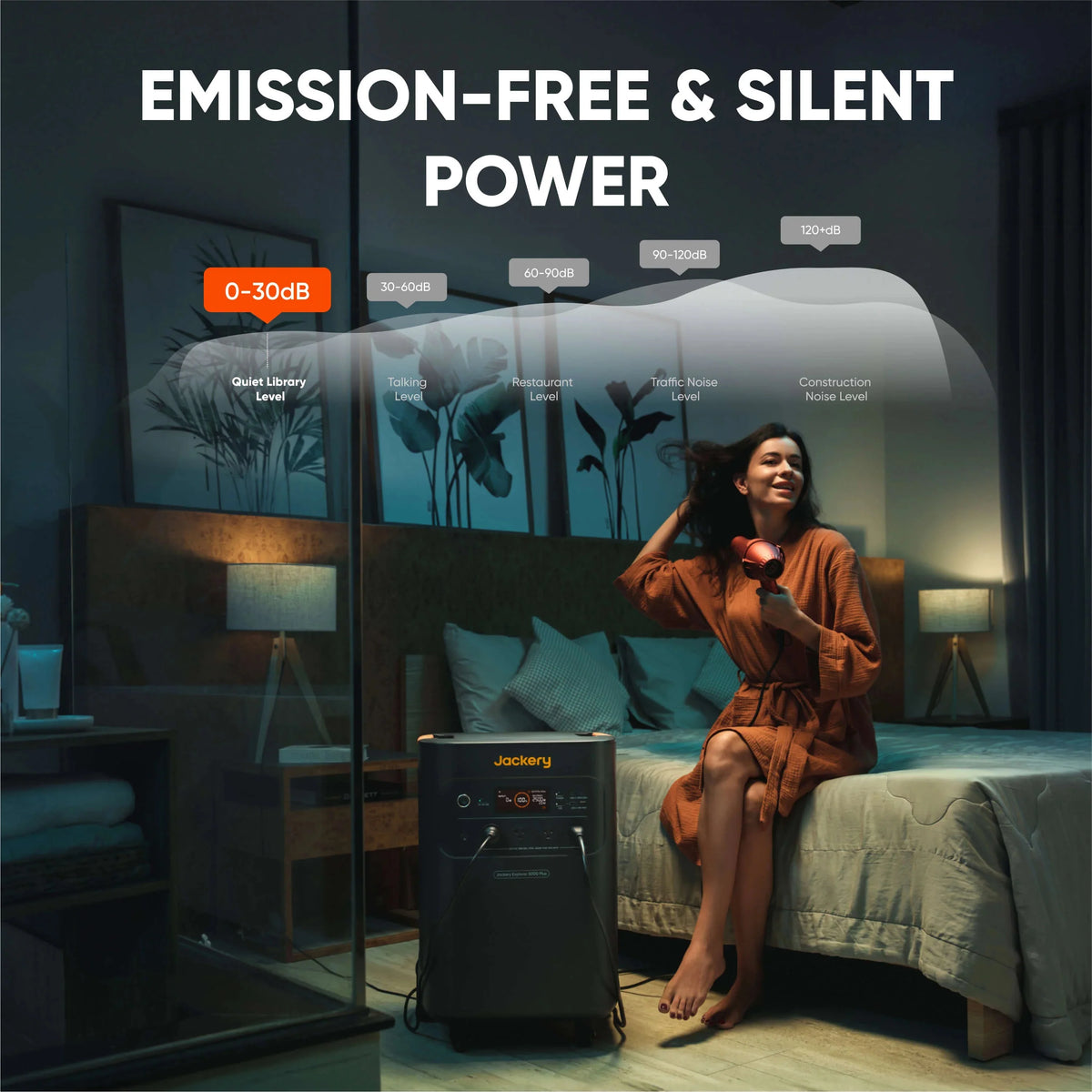Jackery Explorer 5000 Plus portable power station front view