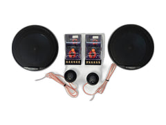 Black Series nine piece HiFi stereo speaker system