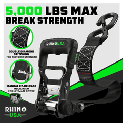 Rhino USA ratchet straps, view 2