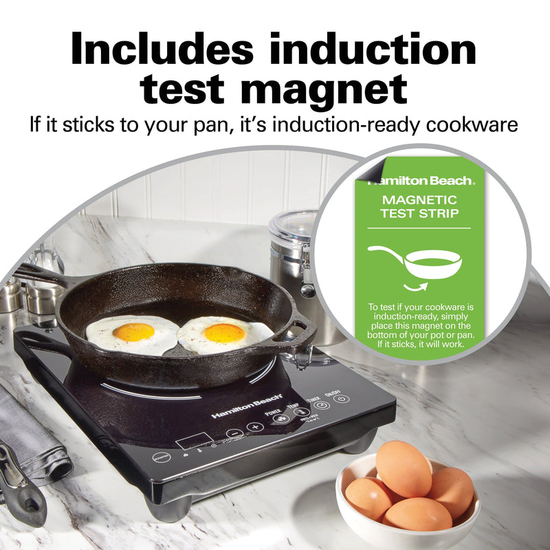 Single-burner induction cooktop, view 6