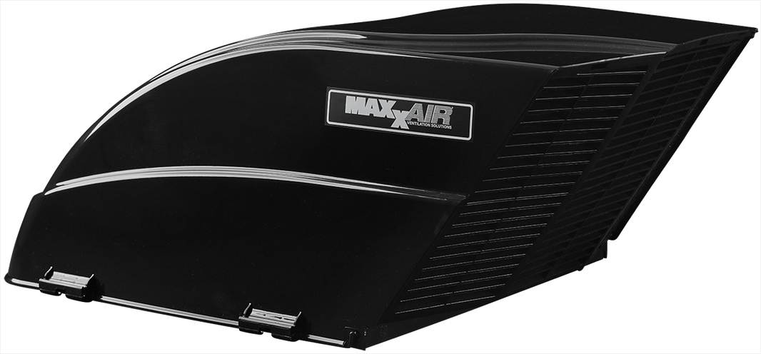 MaxxAir FanMate RV Roof Vent Cover for MaxxFan & Powered Vents, EZClip Mount, Smoke