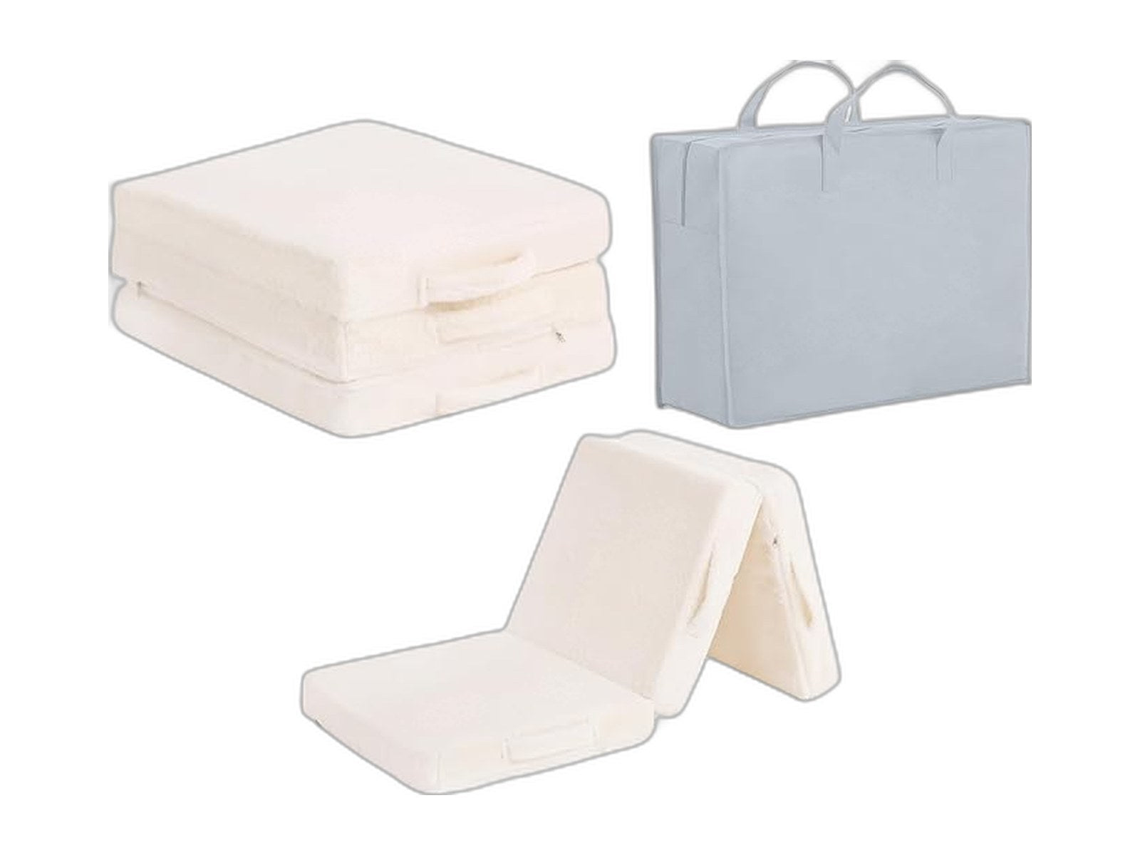 foldable floor mattress for kids toddler washable on white background