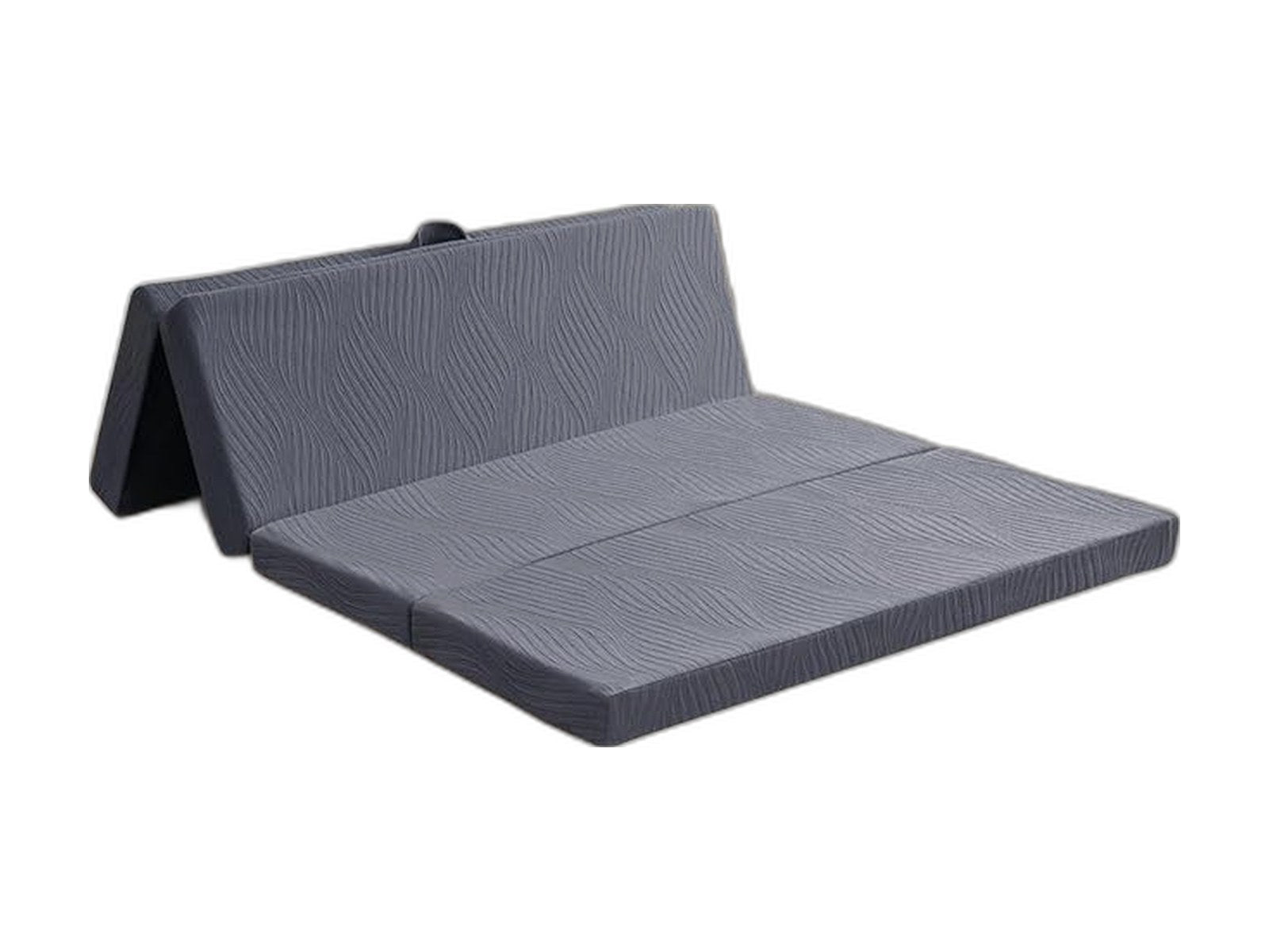 foldable memory foam mattress 3 inch full waterproof on white background