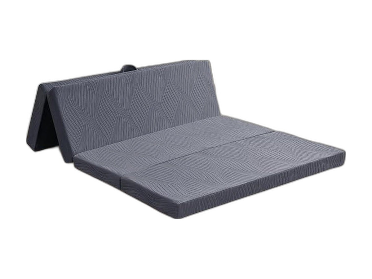 Foldable waterproof memory foam mattress Full size folded