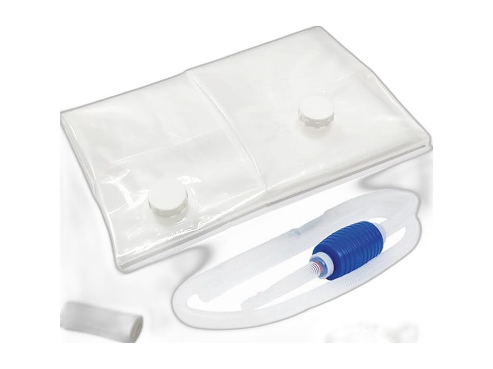 foldable water bladder bathtub bladder bpa free on white background