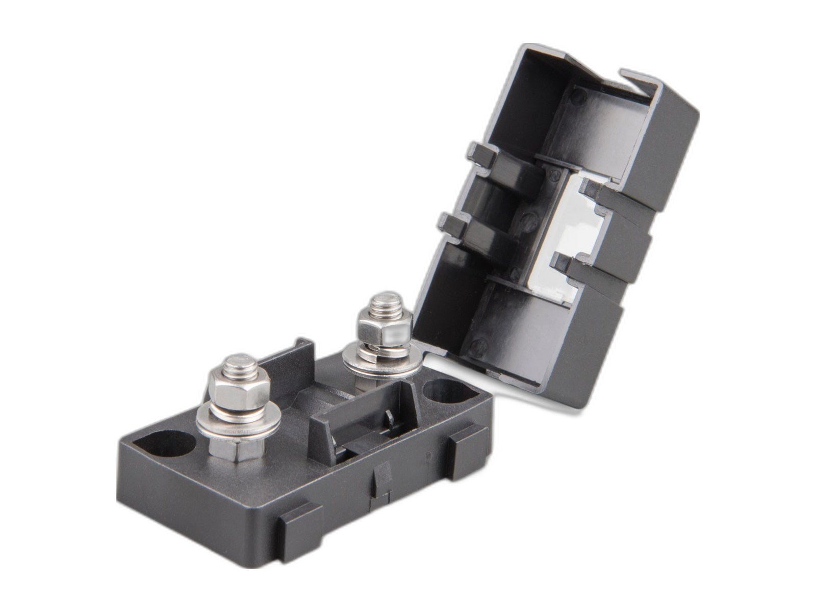 fuse holder for midi fuse on white background
