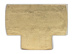 Brass gas T fitting 11mm hose barb propane splitter