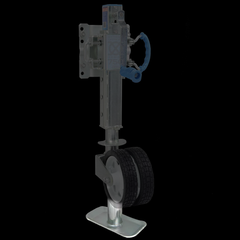 ARK XO750 trailer jack foot stand with securing pin - view 4