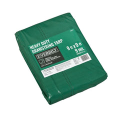 Heavy duty drawstring tarp, 9 x 9 ft