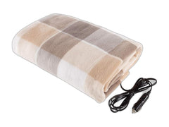 12V heated car and RV blanket folded