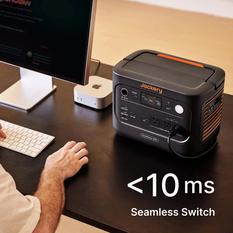 Jackery HomePower 1000 v2 portable power station front view