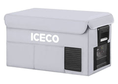 ICECO insulated cover for VL90ProD with fold-over top flap, three-quarter view