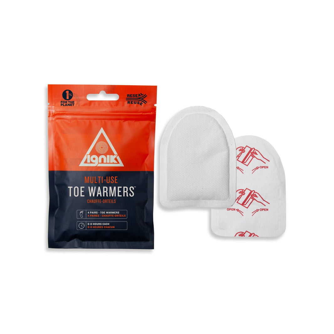 Ignik adhesive air-activated toe warmers