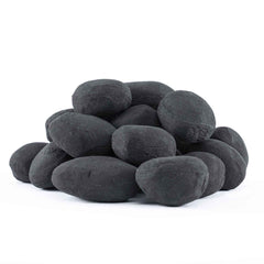 Ignik Moon Rocks blown-ceramic fire pit stone