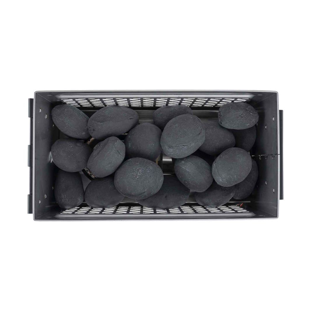 Ignik Moon Rocks blown-ceramic fire pit stone