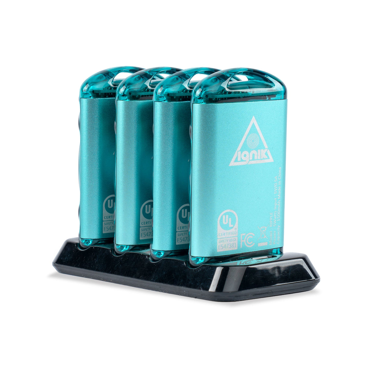 Ignik Ripple rechargeable hand warmers, 4-pack with charging dock