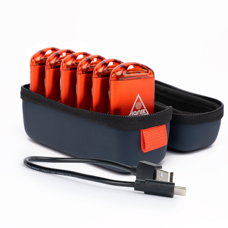 Ignik Ripple rechargeable hand warmers, 6-pack with charging dock