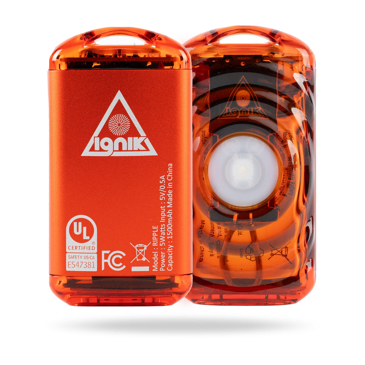Ignik Ripple rechargeable hand warmers, 2-pack