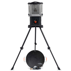 Ignik Skullet Deluxe heater stove with legs and cast-iron skillet