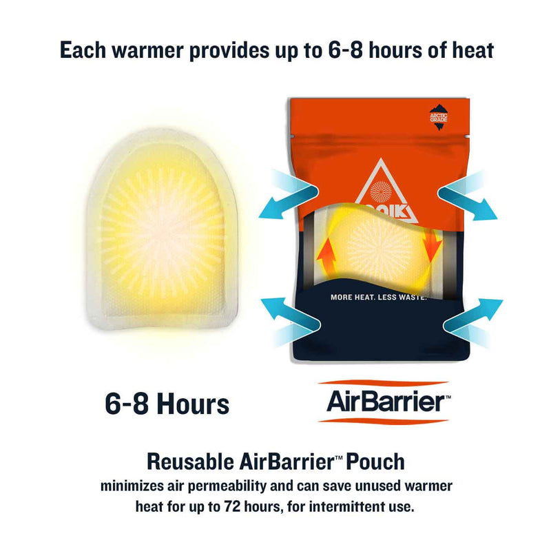 Ignik adhesive air-activated toe warmers