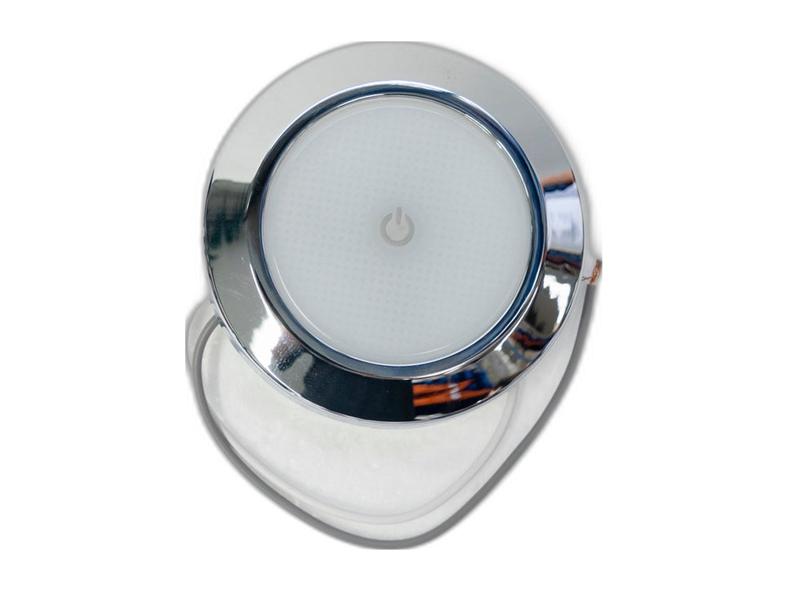 internal led roof light on white background