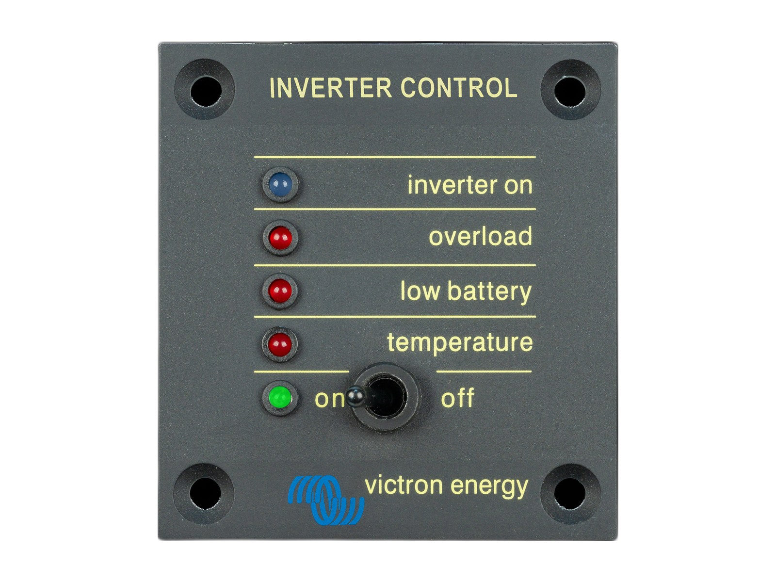 inverter control on white background