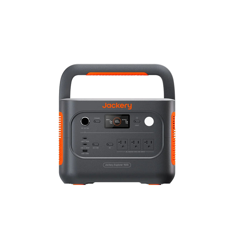 Jackery Explorer 1500 v2 portable power station front view