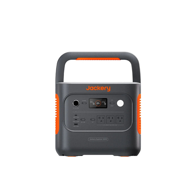 Jackery Explorer 2000 v2 portable power station front view