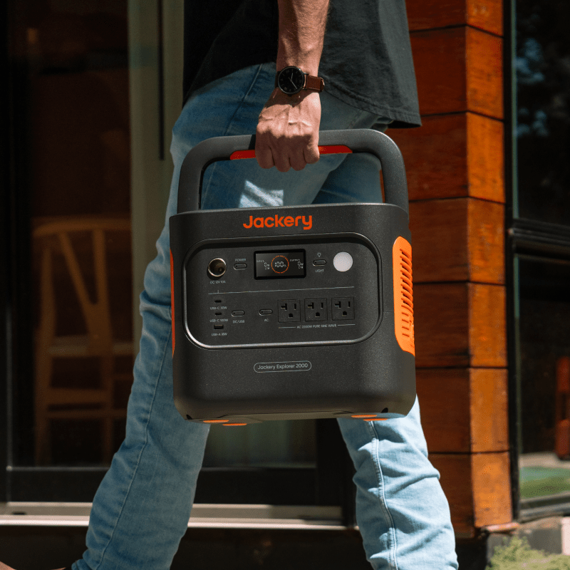 Jackery Explorer 2000 v2 portable power station front view