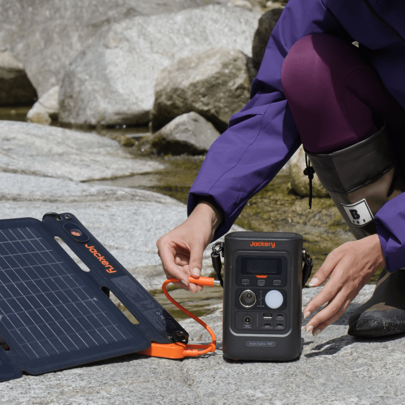 Jackery Explorer 300D portable power station front view