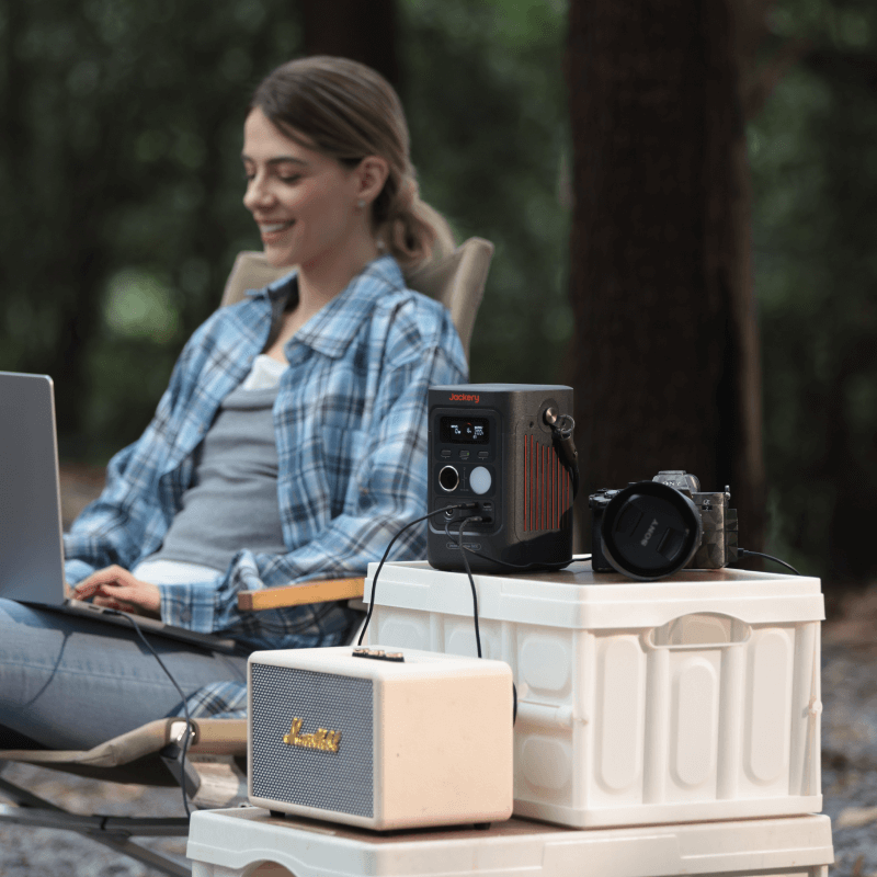 Jackery Explorer 300D portable power station front view