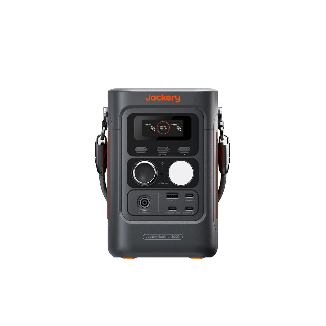Jackery Explorer 300D portable power station front view