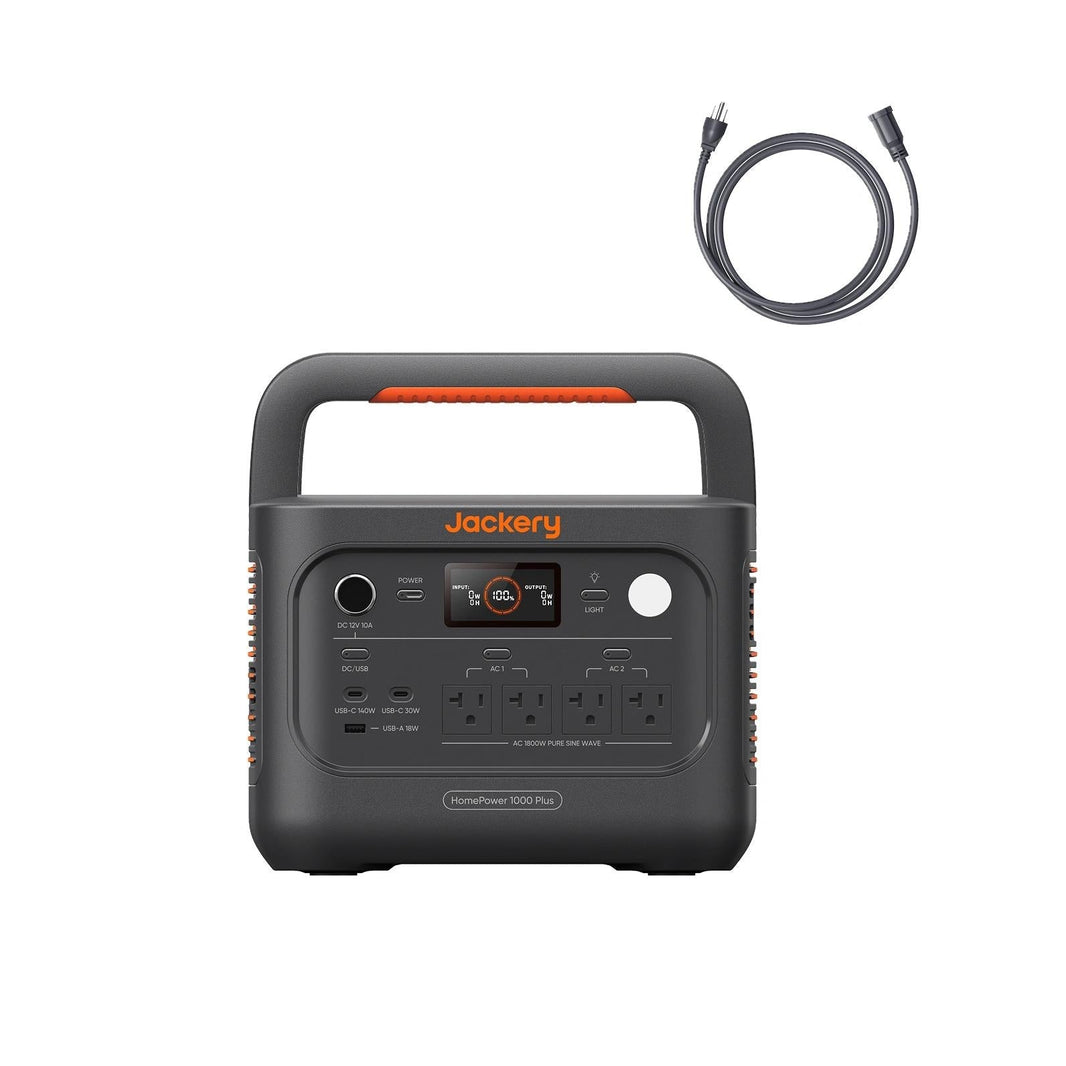 Jackery HomePower 1000 Plus v2 portable power station front view