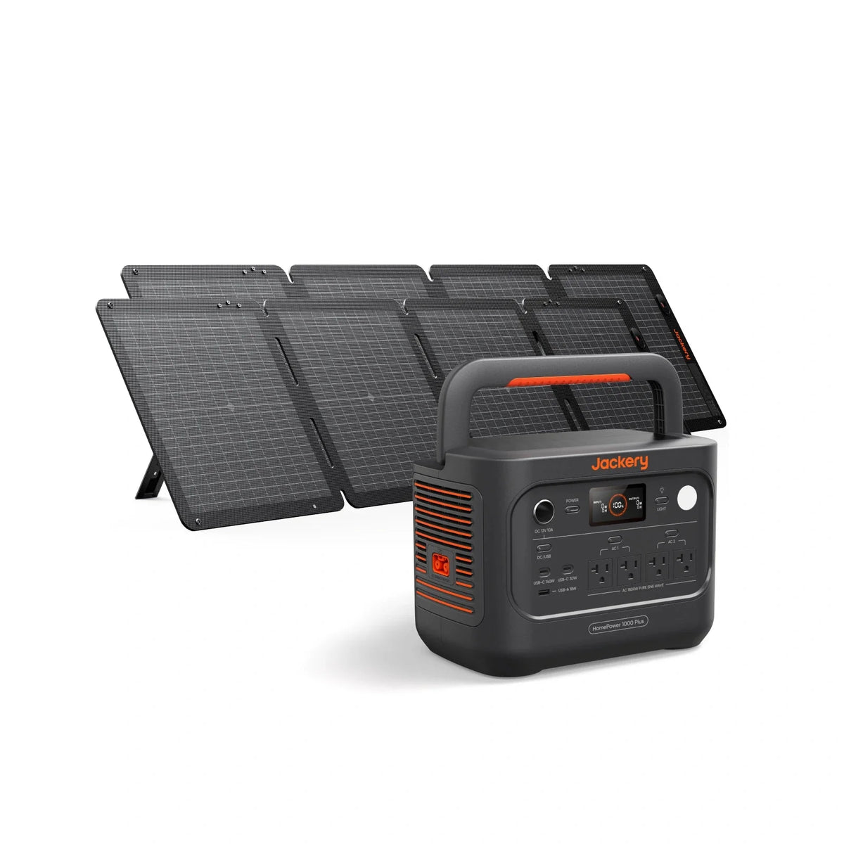 Jackery Solar Generator HomePower 1000 Plus v2 Bundle — Jackery power station and solar bundle