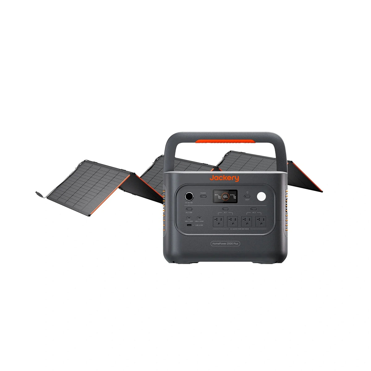 Jackery HomePower 2000 Plus v2 portable power station front view
