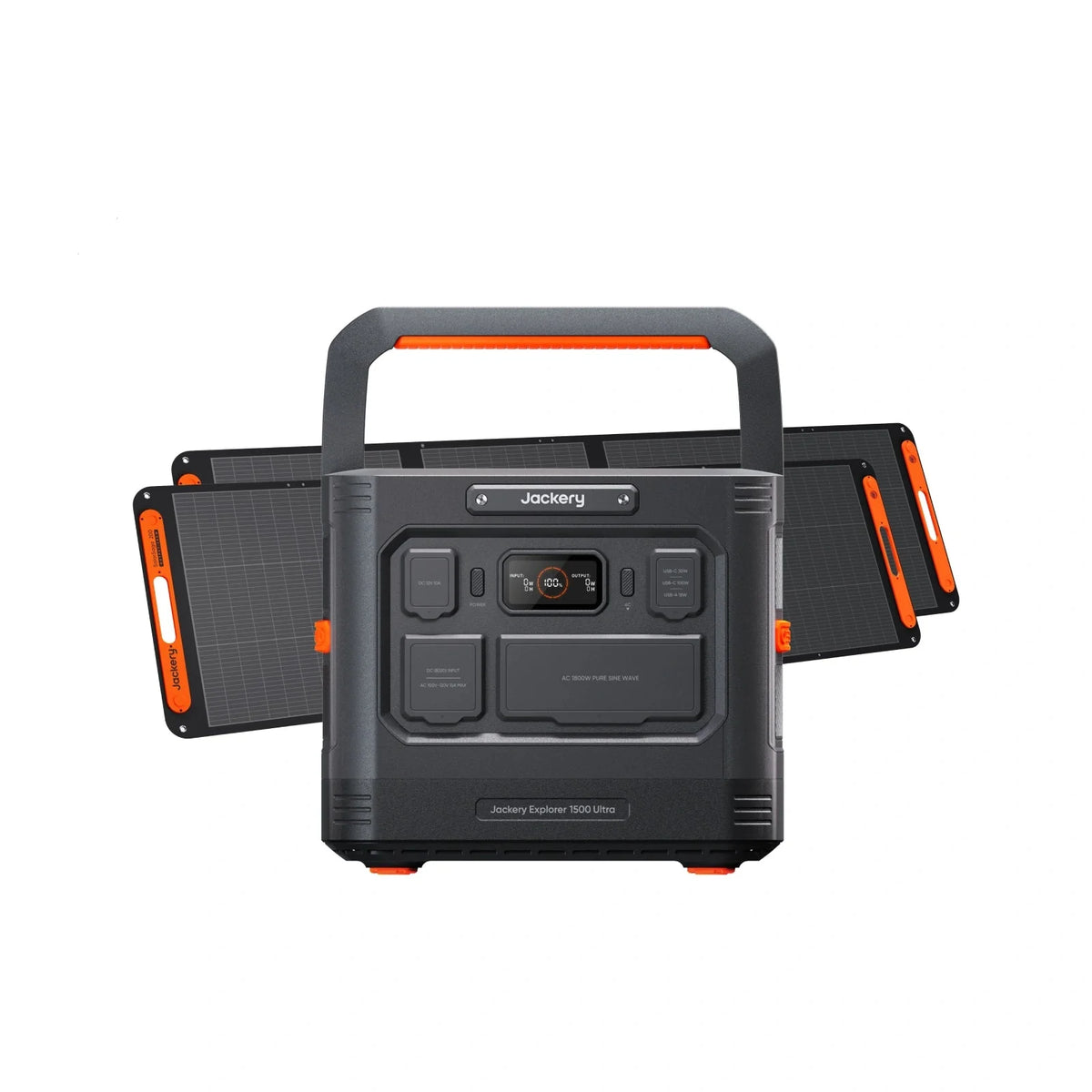 Jackery Explorer 1500 Ultra rugged portable power station front view