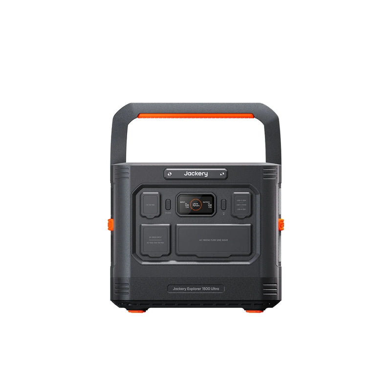 Jackery Explorer 1500 Ultra rugged portable power station front view