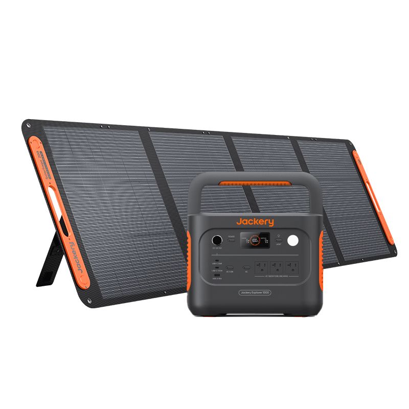 Jackery Solar Generator Explorer 300D Bundle — Jackery power station and solar bundle