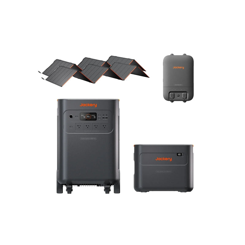 Jackery Solar Generator Explorer 5000 Plus Bundle — Jackery power station and solar bundle