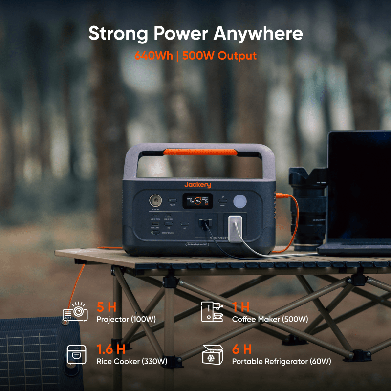 Jackery Solar Generator Explorer 600 v2 Bundle