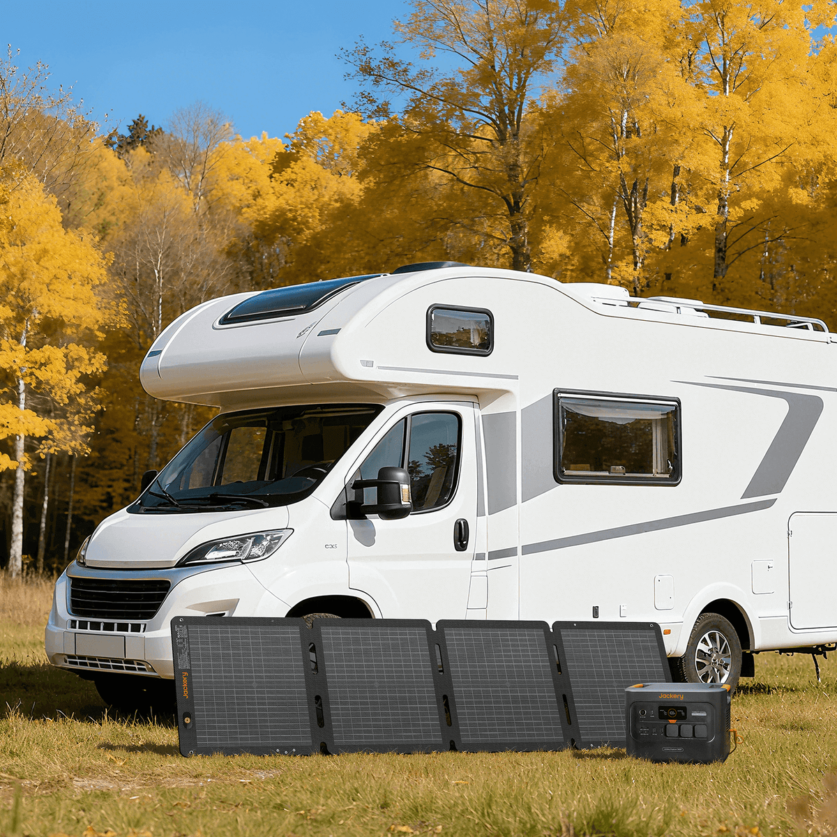 Jackery SolarSaga 100 Air portable solar panel on its stand