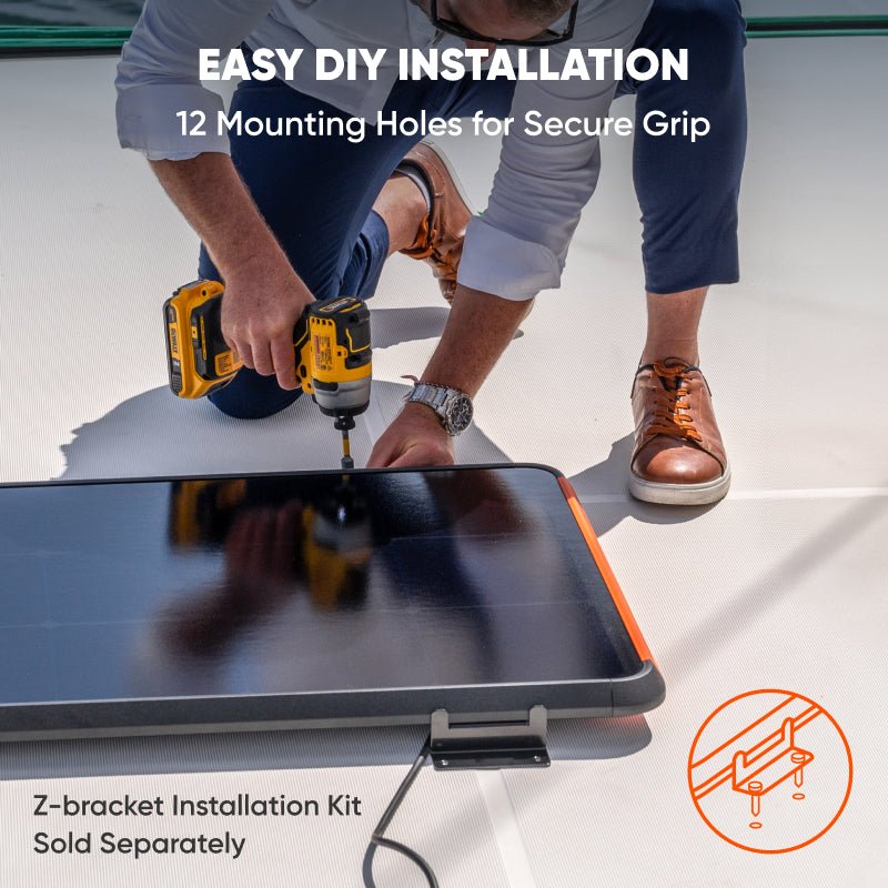 Jackery SolarSaga 100 Prime portable solar panel unfolded