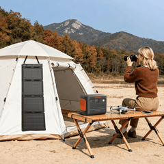 Jackery SolarSaga 40 Air portable solar panel unfolded